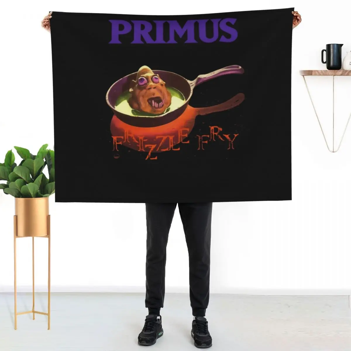 Primus Frizzle Fry Throw Blanket Plaid on the sofa Designers bed plaid Plaid For Decorative Sofa warm for winter Blankets