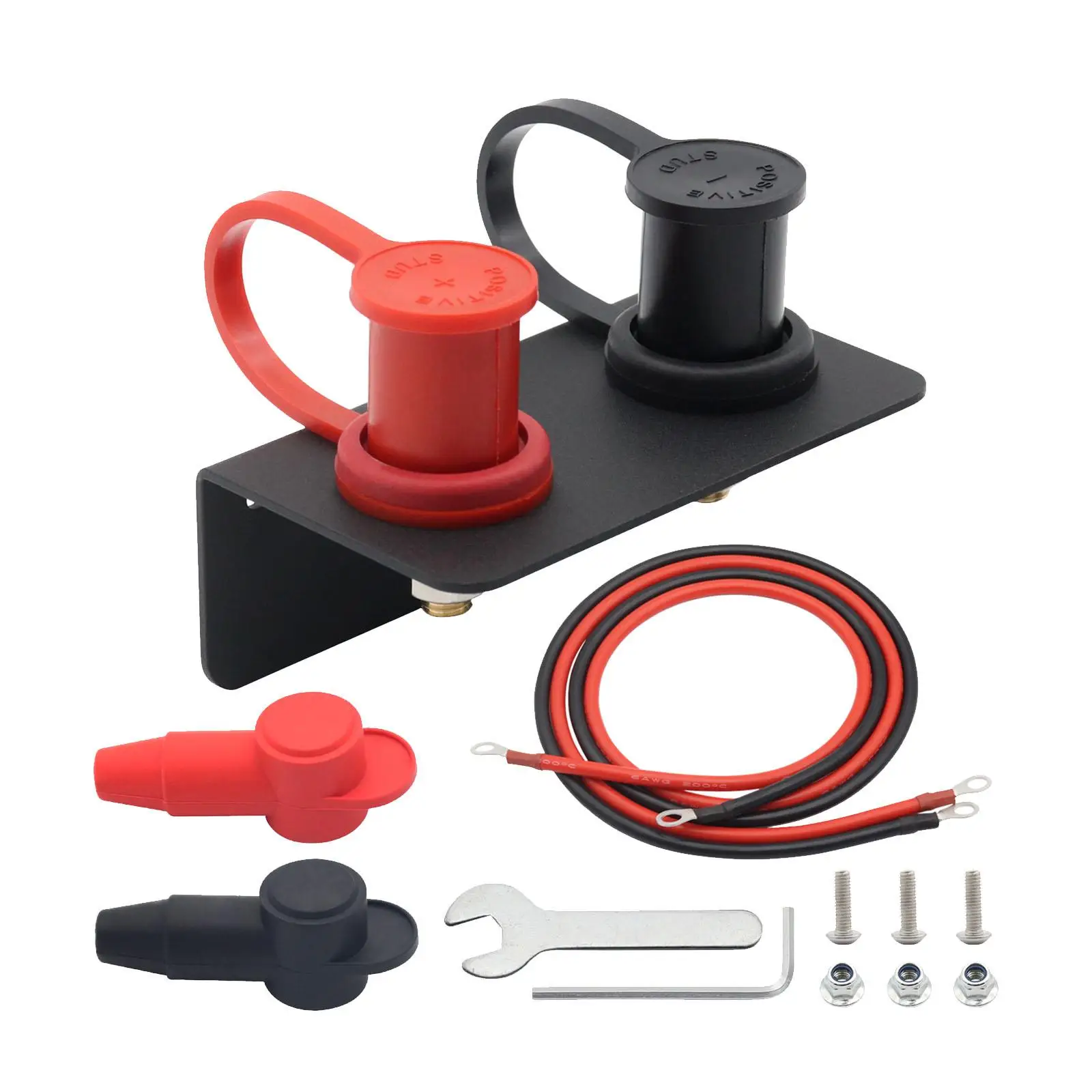 Remote Battery Terminals Set Battery Jump Posts for Truck Auto Tractor
