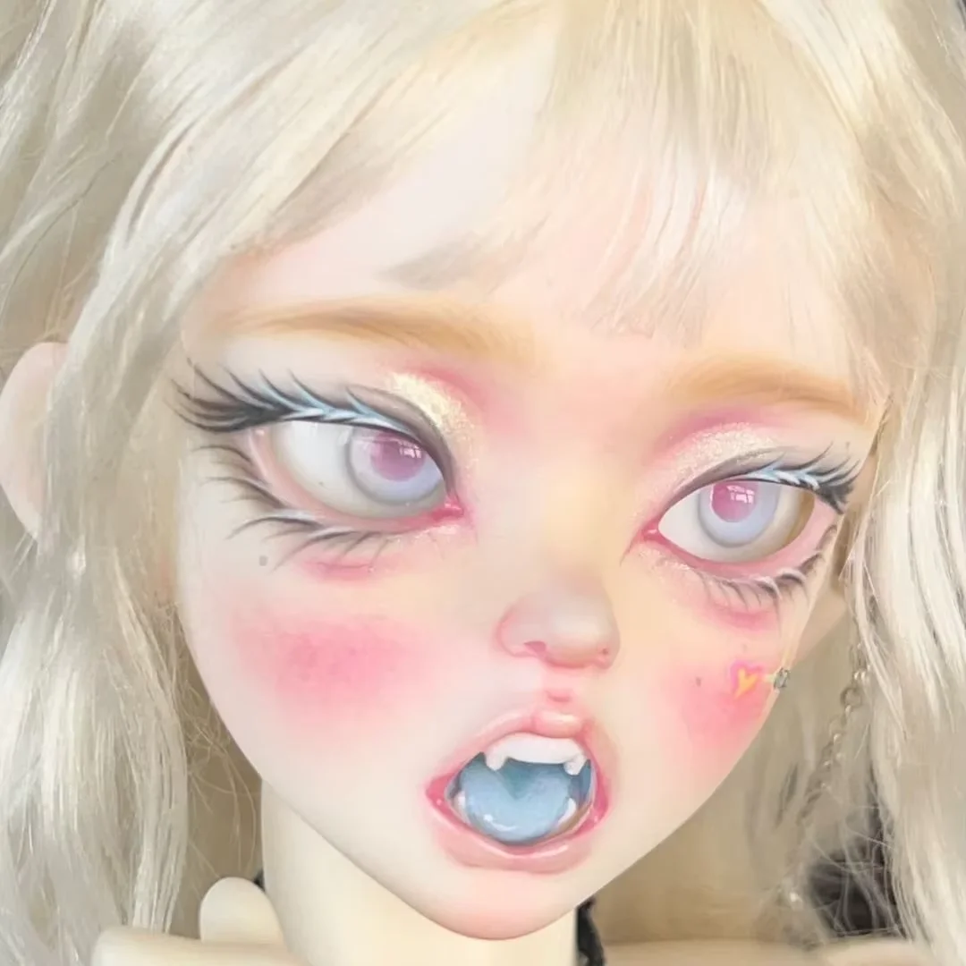 New bjd sd doll 1/4 girl's beautiful expression face cute Hakimi Migao quality resin toy birthday present  put on makeup