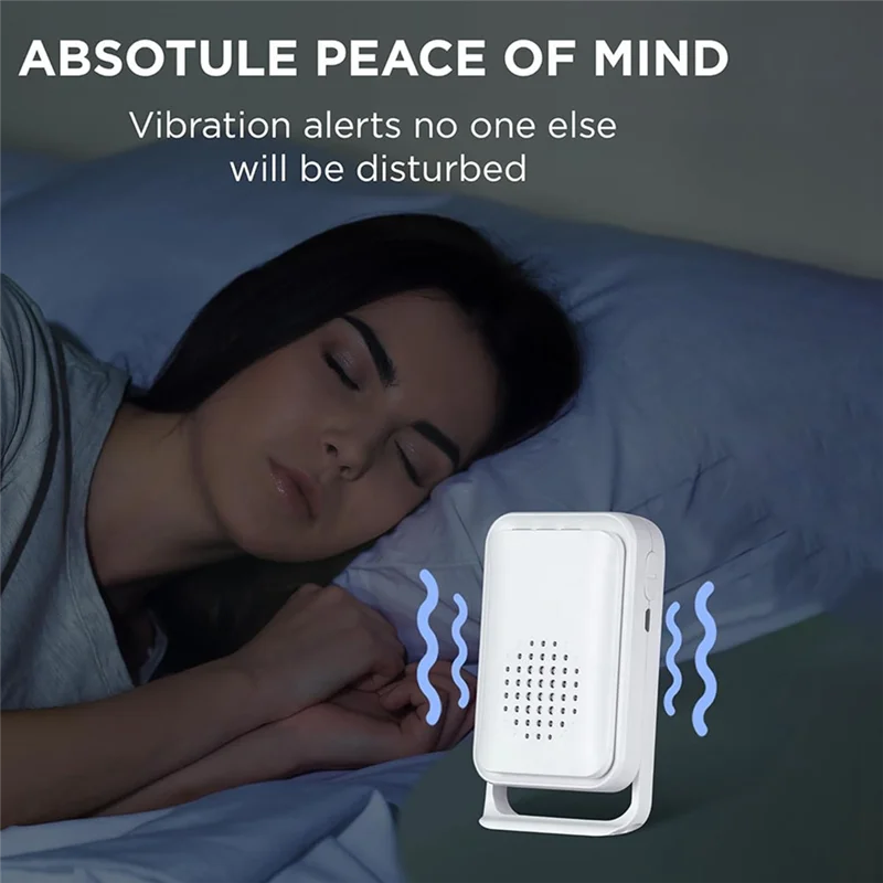 WORTHOWN-Bed Sensor Alarm สําหรับผู้ป่วยภาวะสมองเสื่อมสูงอายุ - ระบบแจ้งเตือนการตรวจจับการตกแบบไร้สายและ Motion Sensor สําหรับผู้สูงอายุ