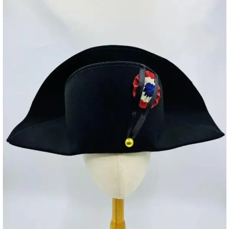 Chapeau français Napoléon, classique, double angle