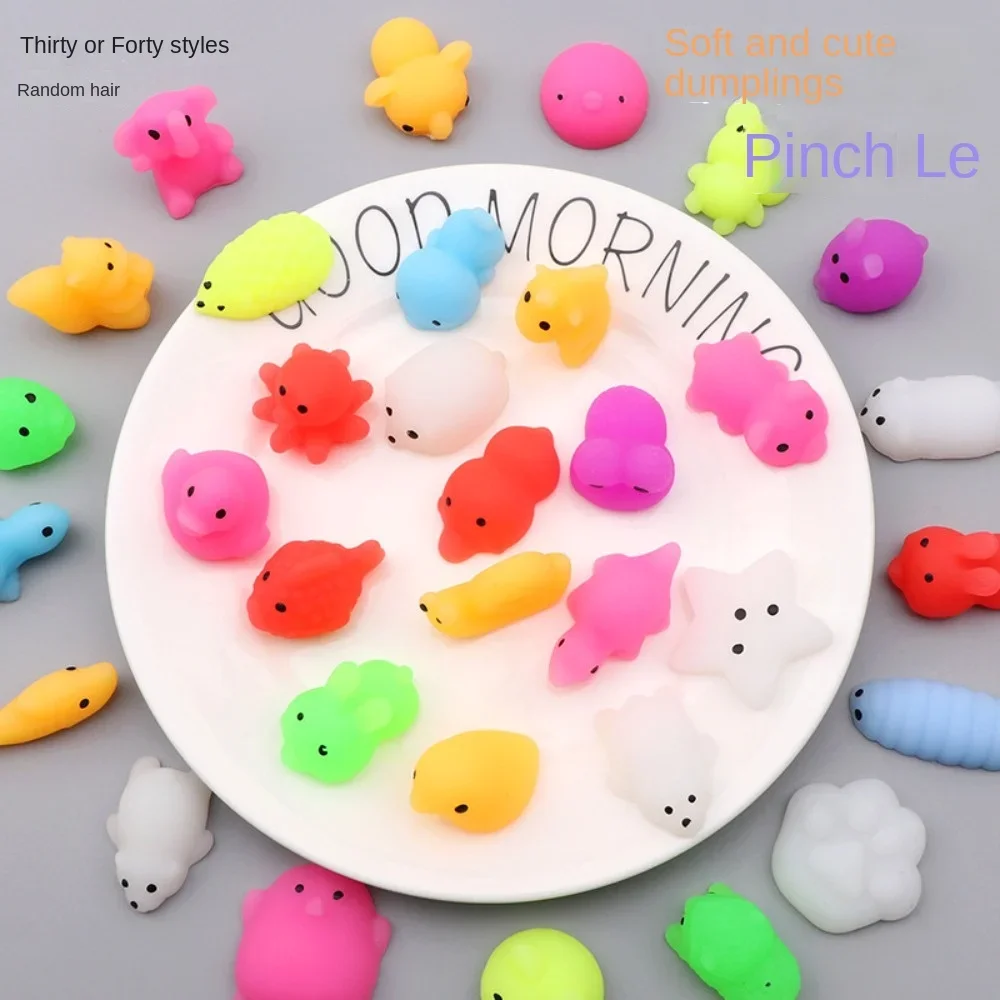 24/36 Pcs Fun Decompression Squeeze Animal Toy Children\'s Birthday Party Gift Pinata Candy Bag Filler Christmas Carnival Gift