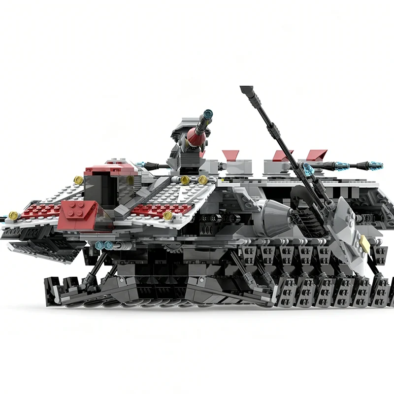 1767 peças moc star batalha ut terreno instável artilharia modelo de transporte blocos de construção presentes de natal ideia de brinquedo de arquitetura