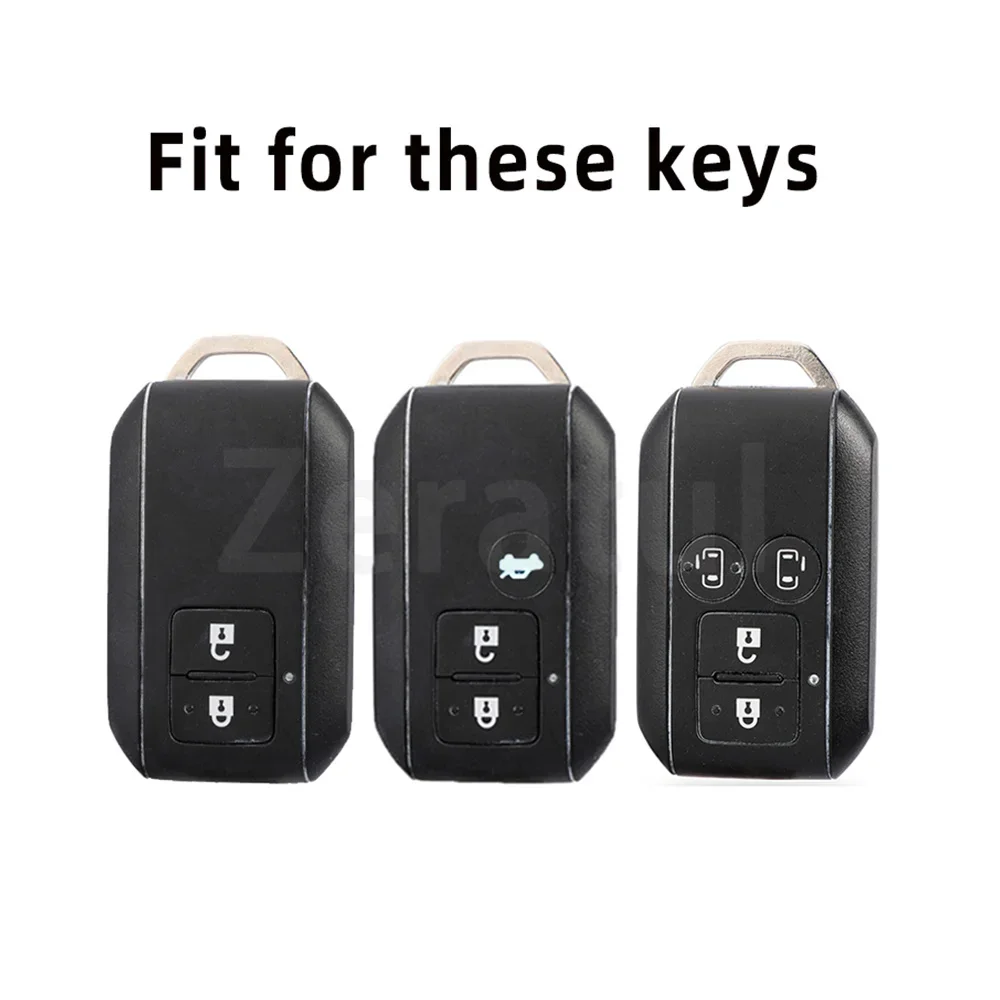Car Shell Accessories For Suzuki Swift GXL Sport Katana Vitara Ignis Jimney XL7 Ertiga Key Case Holder Keychain Keyless Cover
