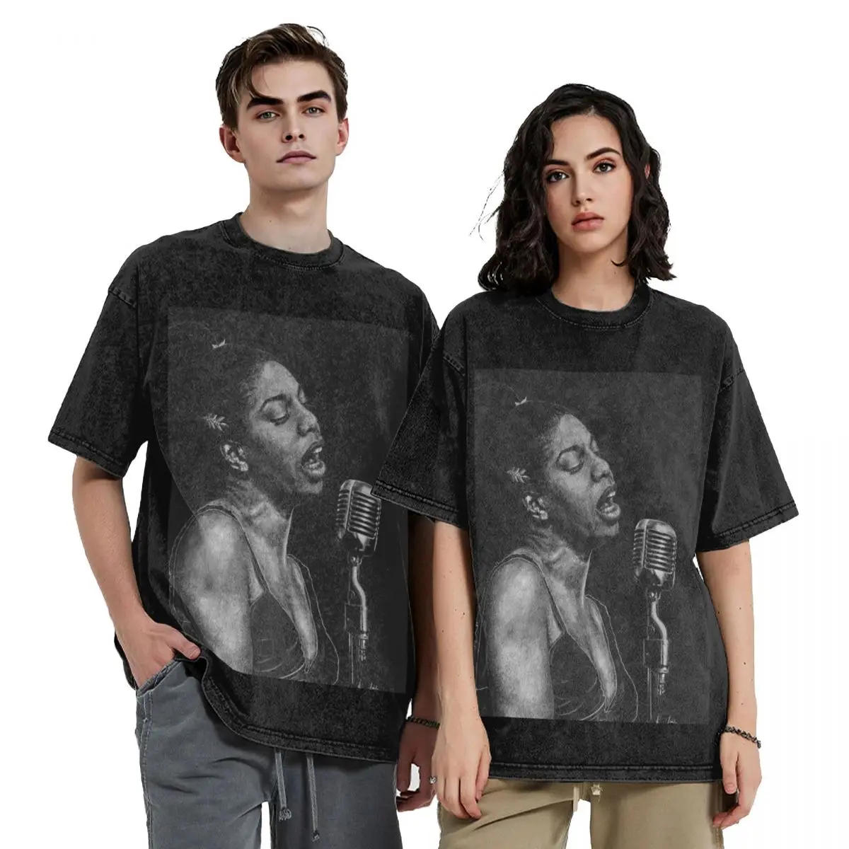 

Legends of Music: Miss Simone T-Shirt anime shirts graphic tee summer top clothing for men
