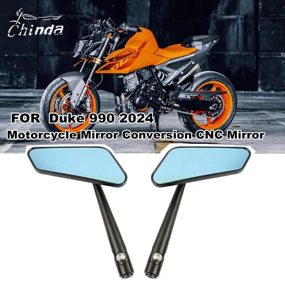 Motorcycle Mirror Conversion CNC Mirror FOR KTM 990 Duke  990Duke 2024