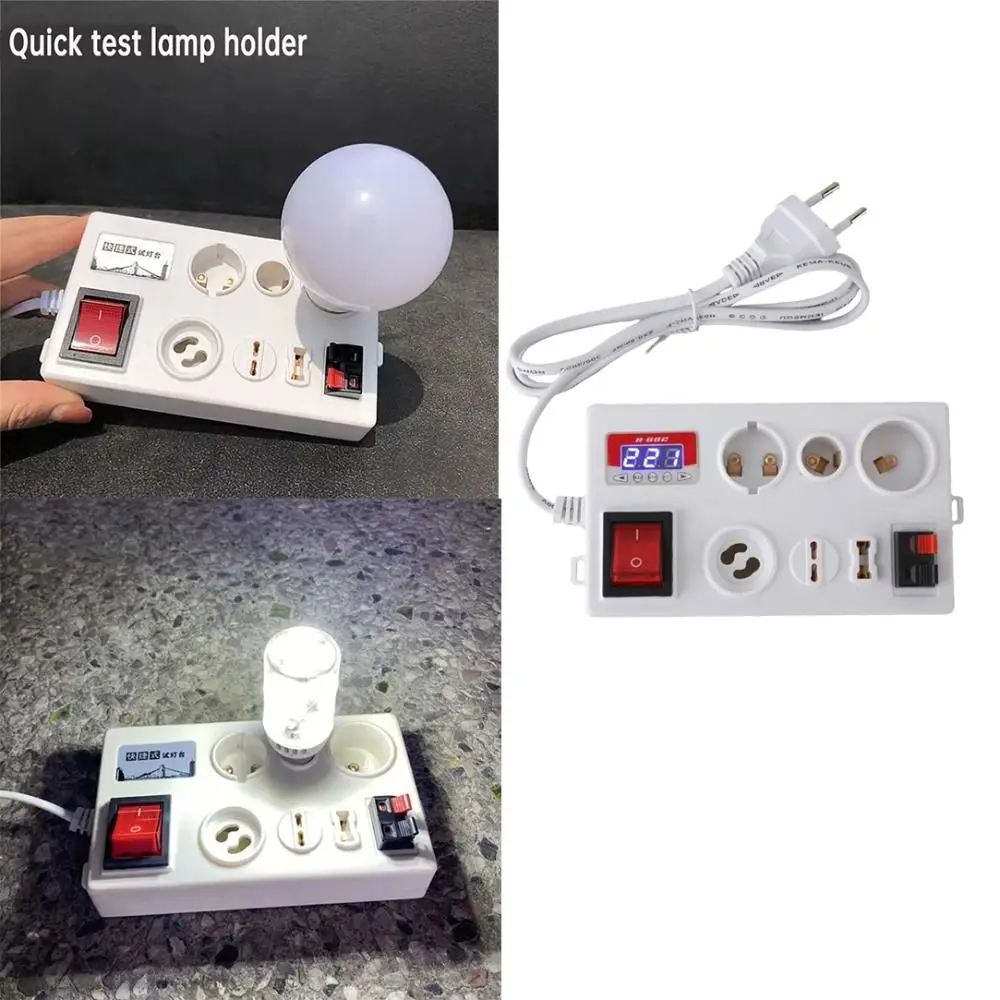 Bild 5: Multifunktionaler LED-Leistungstester, einfach zu bedienen, genaue Messung, Lampentester-Box, LED-Anzeige, schneller Spannungsprüfer