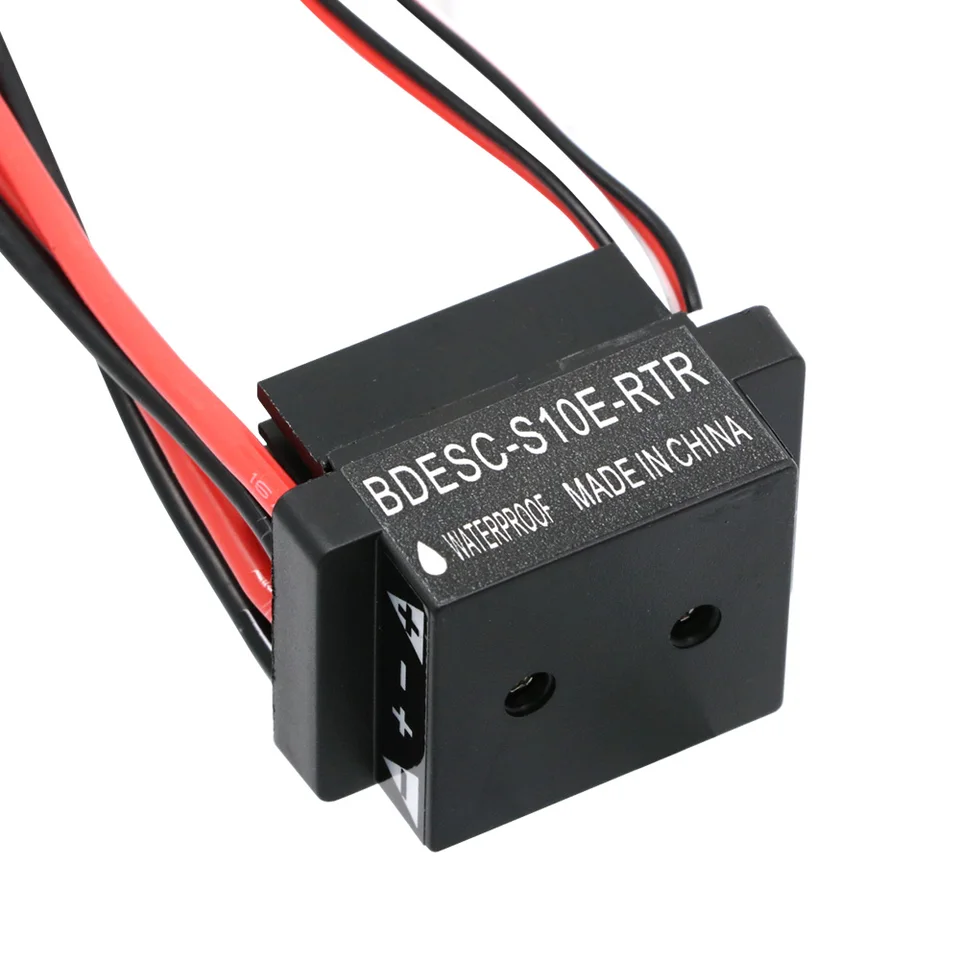320A ESC à balais bidirectionnel avec frein et ventilateur de refroidissement, ESC à balais haute tension pour voiture, bateau, véhicule et modèle de navire RC, dissipateur thermiq