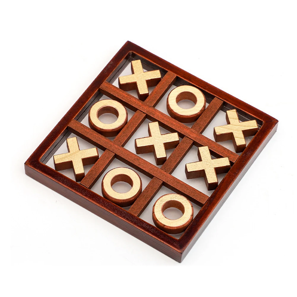 Kids Tic-Tac-Toe Board Games Parent-Child Interactive OX Chess Educational Toys for Family Gathering Party Game