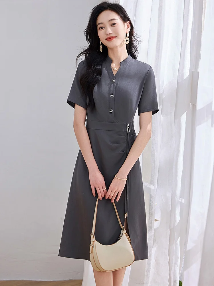 minceur-coupe-ajustee-ete-nouveau-sle-femmes-dr-design-simple-sens-ele-ventre-couvrant-fente-longue-dr-ruche-detail