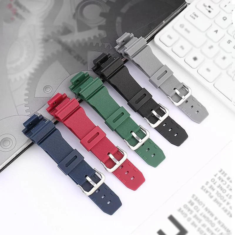 Strap for Casio G-SHOCK GM-2100 GA-2100 GWM-5610 DW-5600 6900 Series Men Modified Silicone Rubber Resin Watch Band Bracelet 16mm