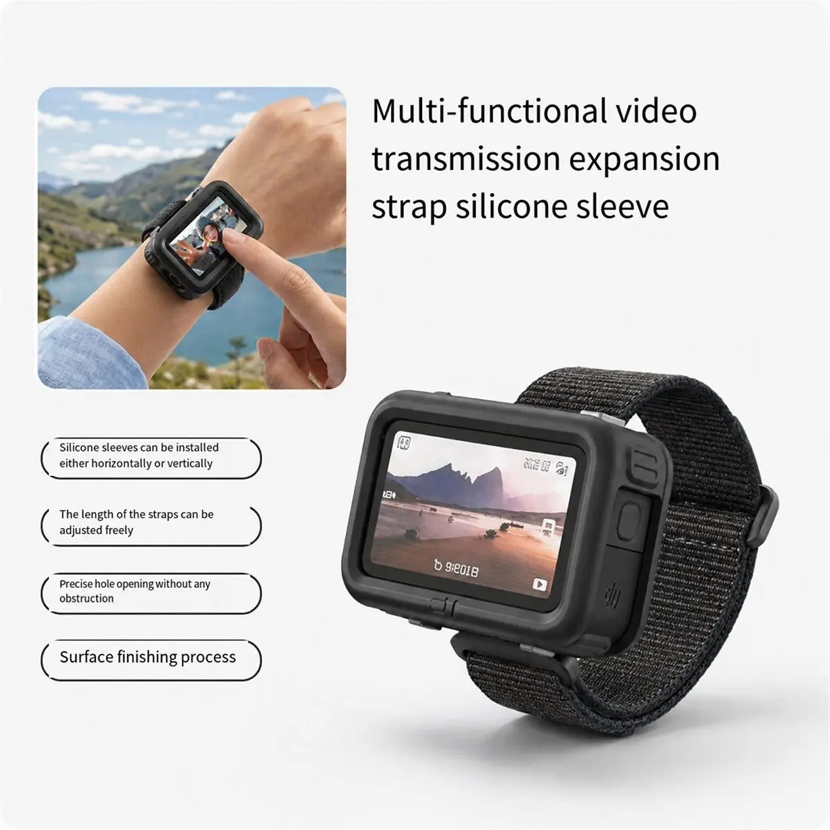 For Nano Nylon Wristband Silicone Protective Case Silicone Protective Case Nylon + Silicone