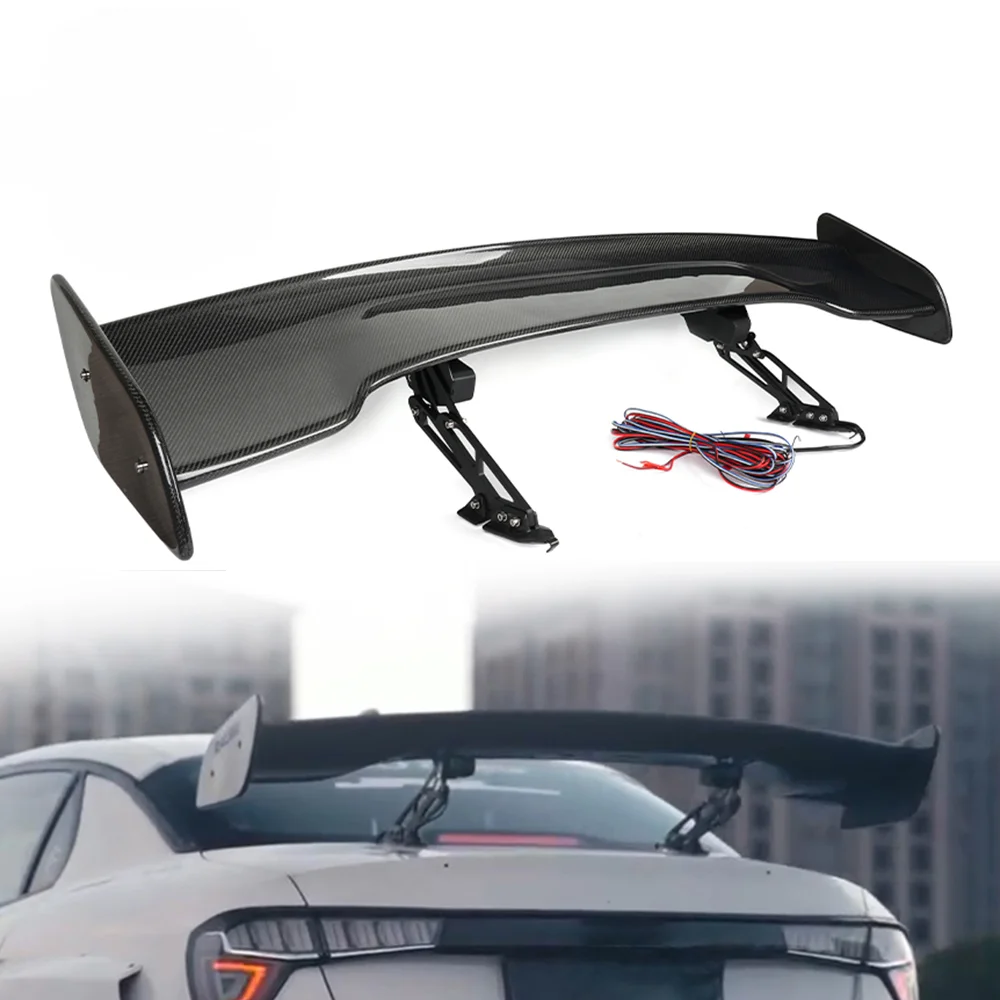 

Electric Automatically Rear Spoiler GT Style Car Electric Spoiler Carbon Fiber Adjustable Universal Electric Spoiler