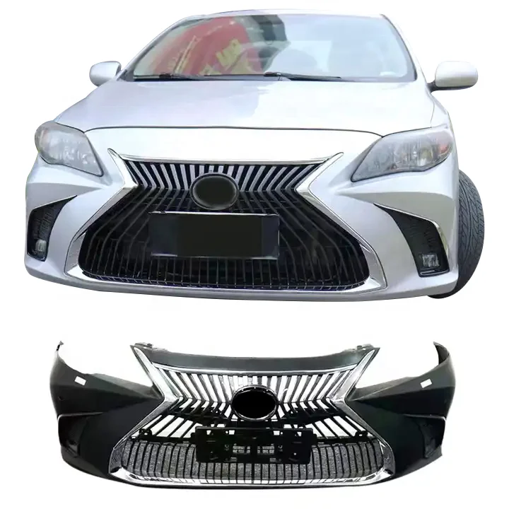 Kit de carrocería para Toyota Corolla 2010-2013, parachoques delantero estilo Lexus ES para Corolla, material plástico PP