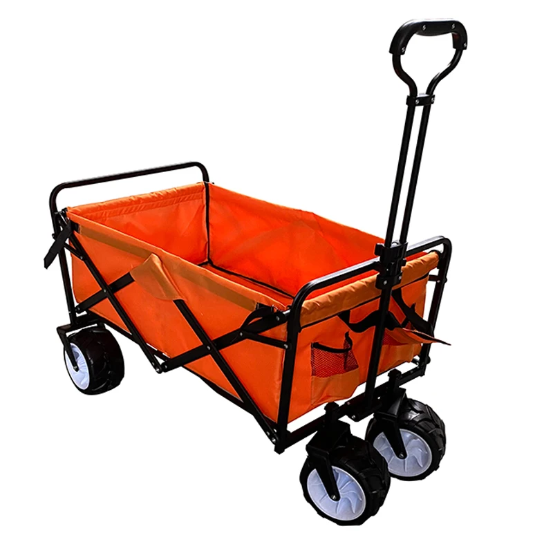 Wholesale Customized High Quality Extra Long Plus Folding Camping Food Picnic Beach Handcart Wagon