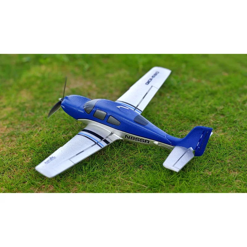 Qidi-580 ferngesteuertes Flugzeug, Modellflugzeug, bürstenloses beleuchtetes Flugzeug Xirui SR22, sieht aus wie ein echtes Flugzeugmodell.