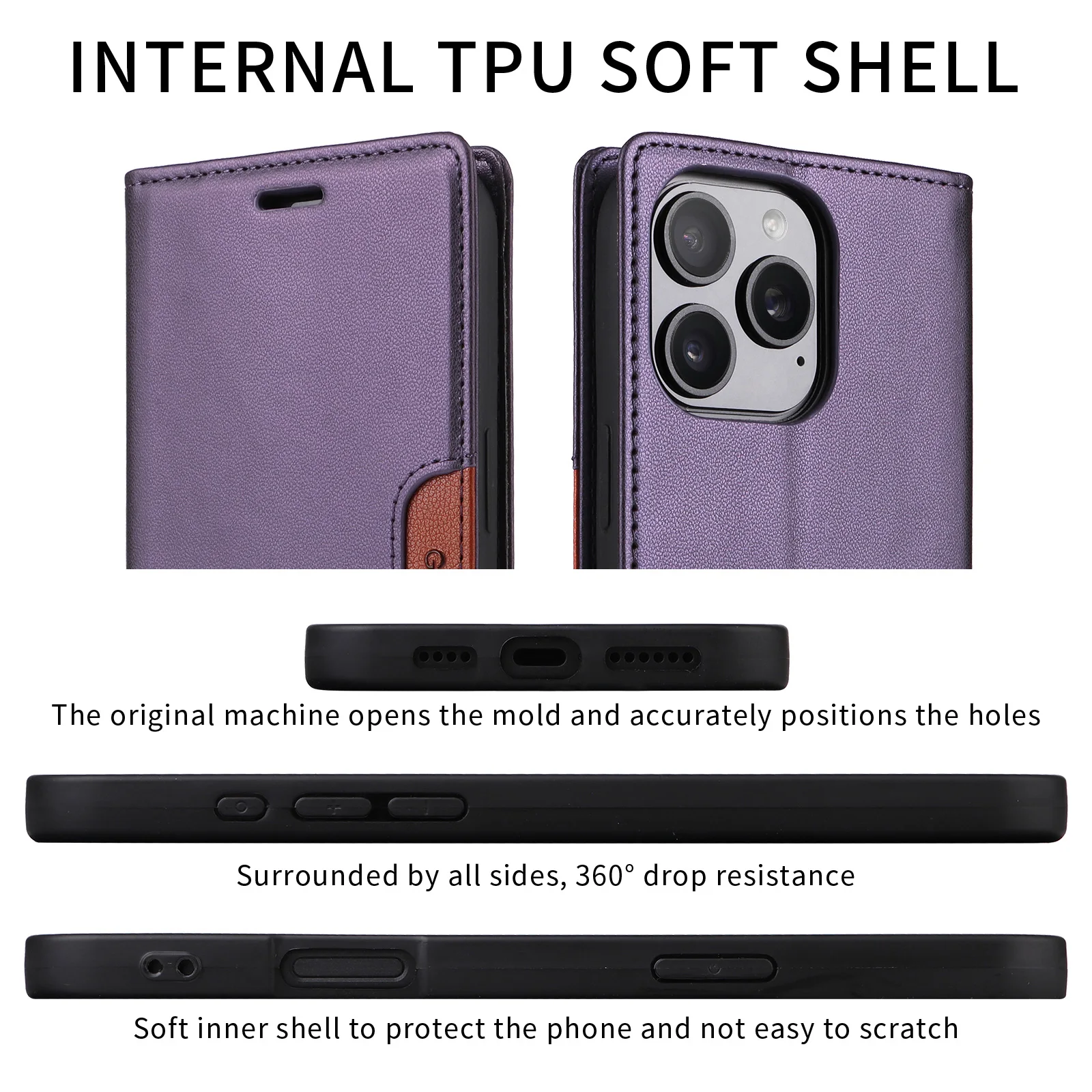 Custodia in pelle Flip per Samsung Galaxy A50 A51 A12 A13 A23 A14 A15 A16 A32 A52 A72 A33 A53 A73 A34 A54 A25 A35 Portafoglio Copertura del telefono