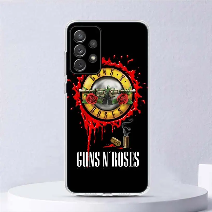 Guns N Roses Good Time Soft Case For Samsung Galaxy A15 A14 A13 A12 A55 A54 A53 A52 Phone Cover A35 A32 A33 A25 A23 A22 A05S A04