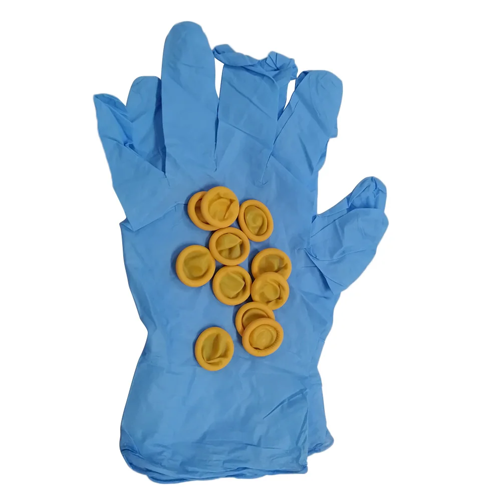 

18pcs Nitrile Gloves Disposable Protection Exam Pet Care Finger Cots Anti Static Comfortable Ideal Applications Electronic