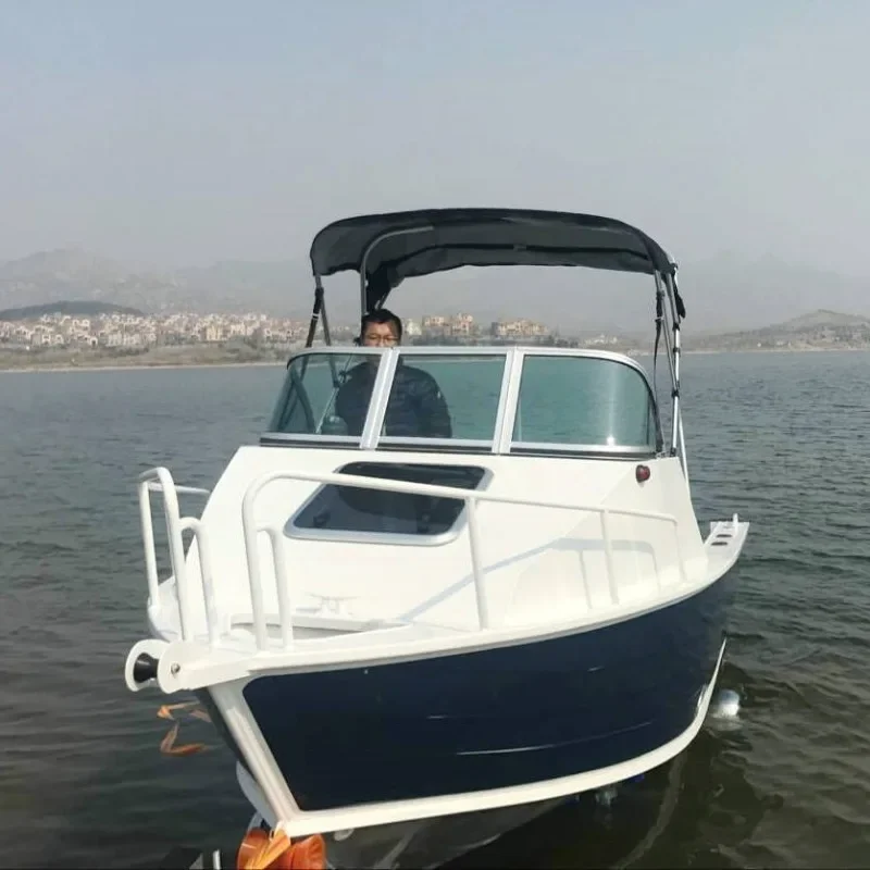 5.9-meter platen boat is flexible and flexible, a good partner for going to sea, aluminum alloy fishing boat