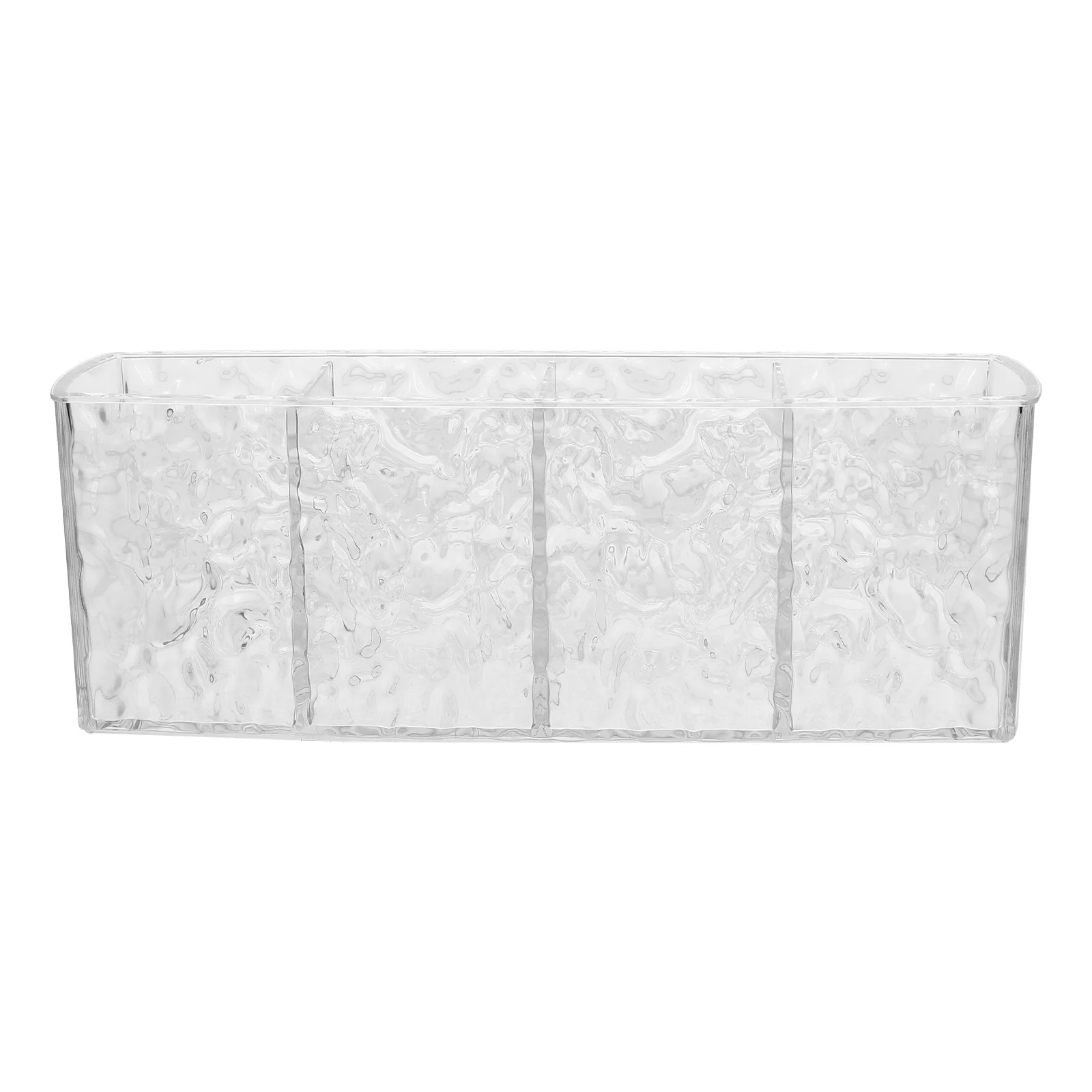 

Transparent Acrylic Desktop Manicure Brushes Organizer Large Capacity Makeup Brush Storage Box Multiuse Vanity Organizer