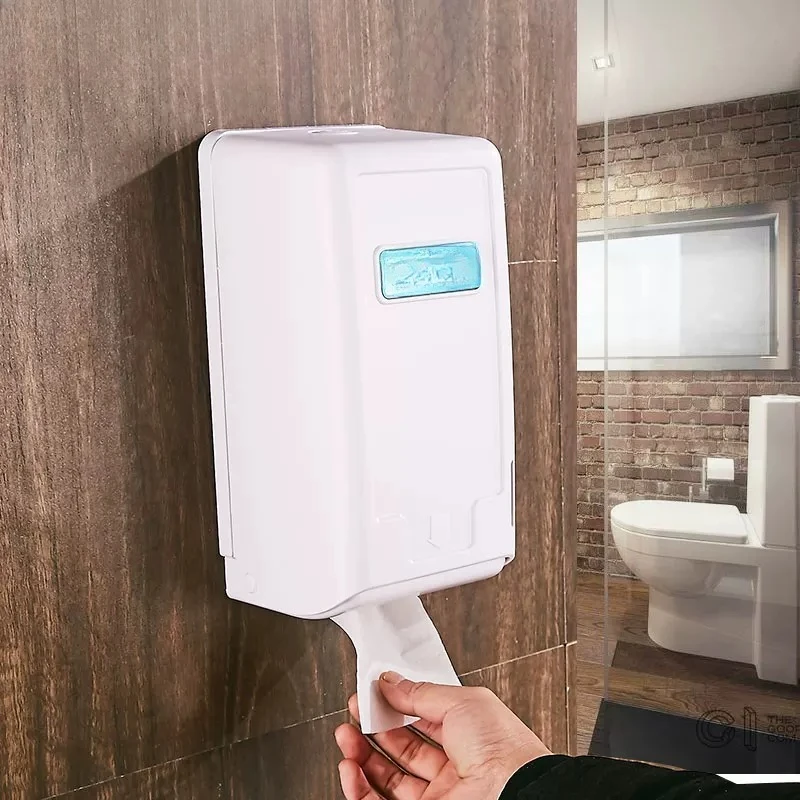 

Wall-mounted napkin paper box pumping paper box bathroom toilet wall-mounted non-punching small roll paper box hand