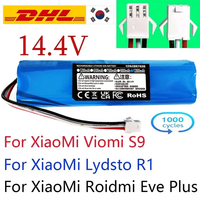 Original 14.4v 12800mh 18650 m26 4s2p Lithium Ion Battery Pro M9 Pro M8 Pro M7 R1 Rechargeable Lithium Ion Robot Vacuum Cleaner