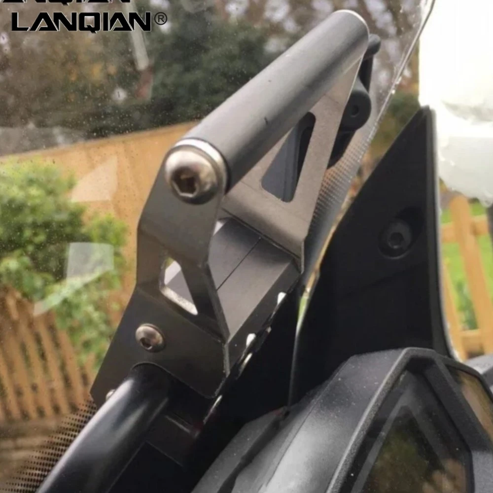 Motorcycle Navigation Bracket GPS Mount Phone Plate Bracket Support Holder For Honda CRF1000L Africa Twin 2016 2017 2018 -2023 #2