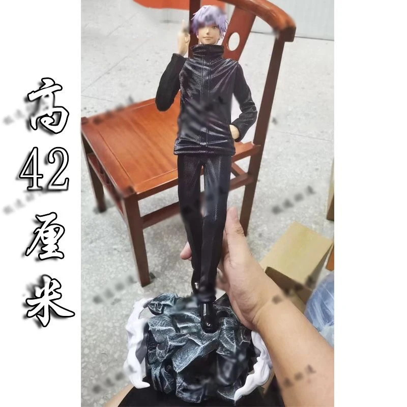 42cm Anime Satoru Gojo Figures GK Jujutsu Kaisen Action Figures Knights League PVC Model Collection Toys Birthday Children Gifts