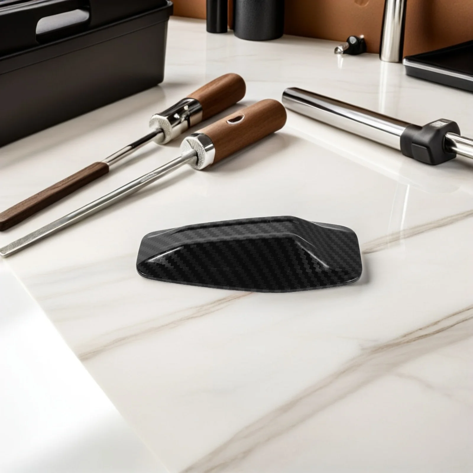 Couvercle d'antenne de toit de voiture en aileron de requin, 6 pièces, becquet de véhicule universel, mise à niveau, accessoire extérieur décoratif Durable pour automobile