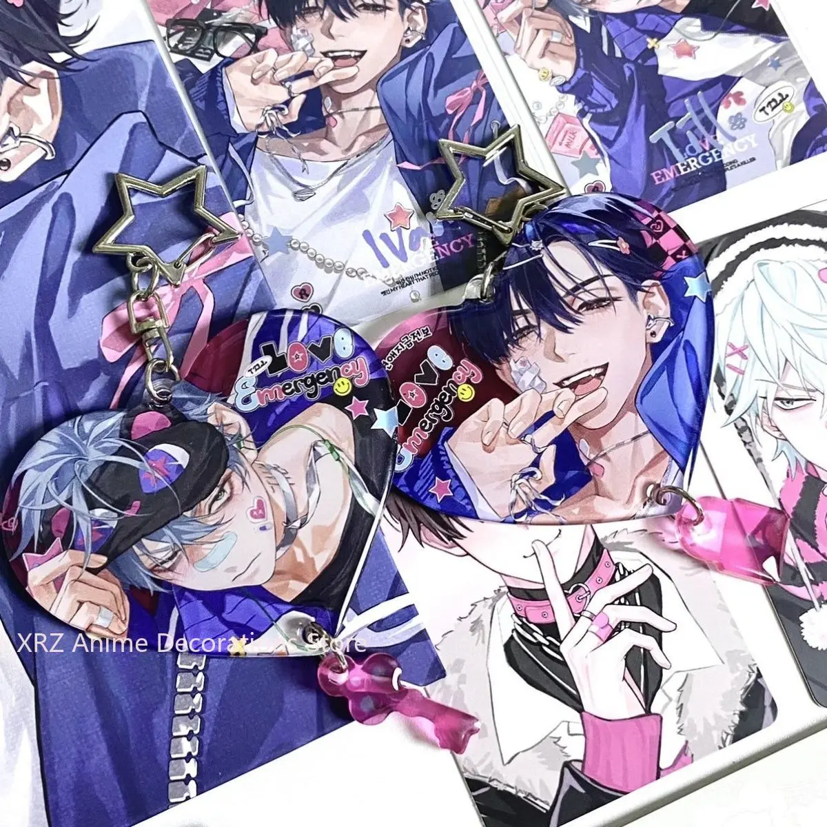 

2 шт. аниме Alien Stage Ivan Till акриловый брелок для автомобильной сумки, подвеска в подарок, милая креативная сумка, очаровательные друзья, рождественские подарки, брелок