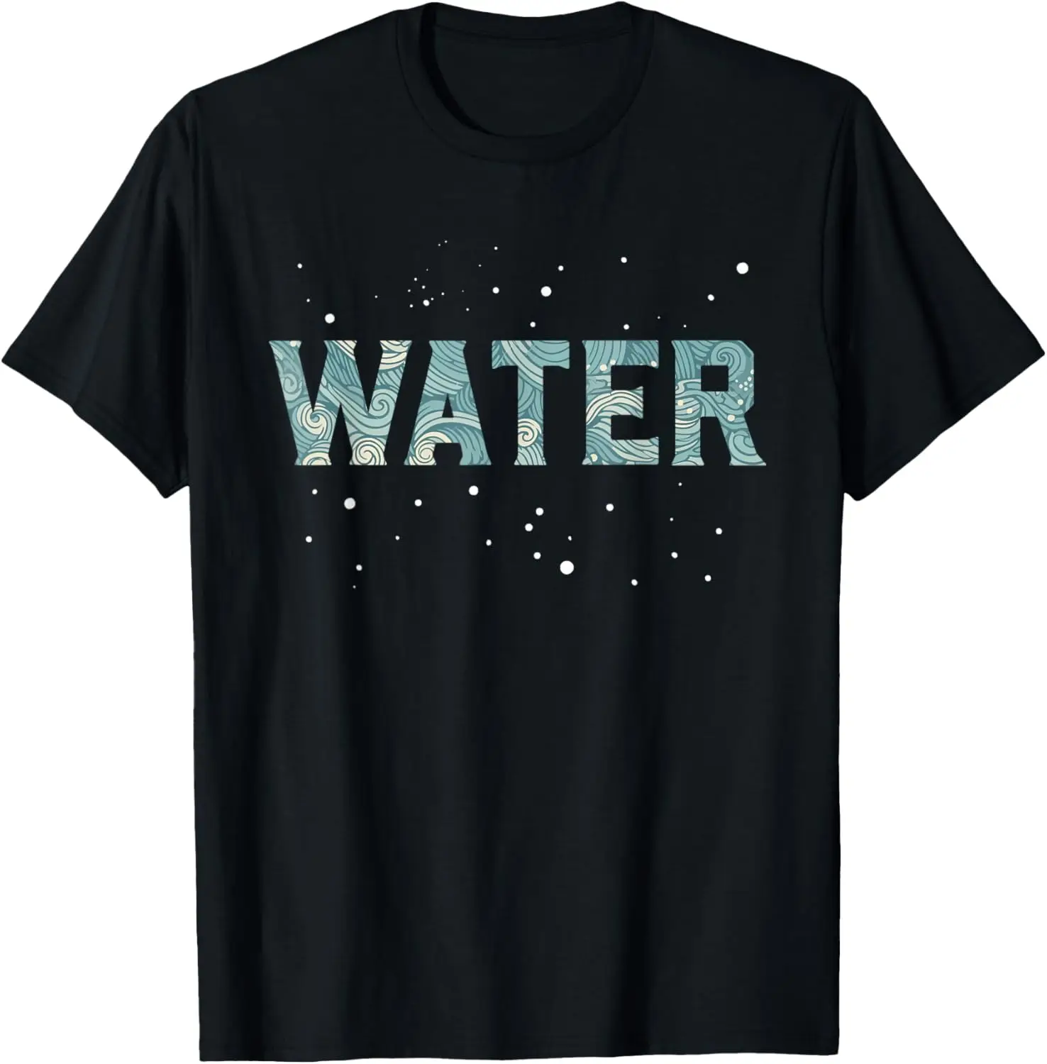 

Рубашка that Says Water - Футболка Water Футболка Blue Aqua