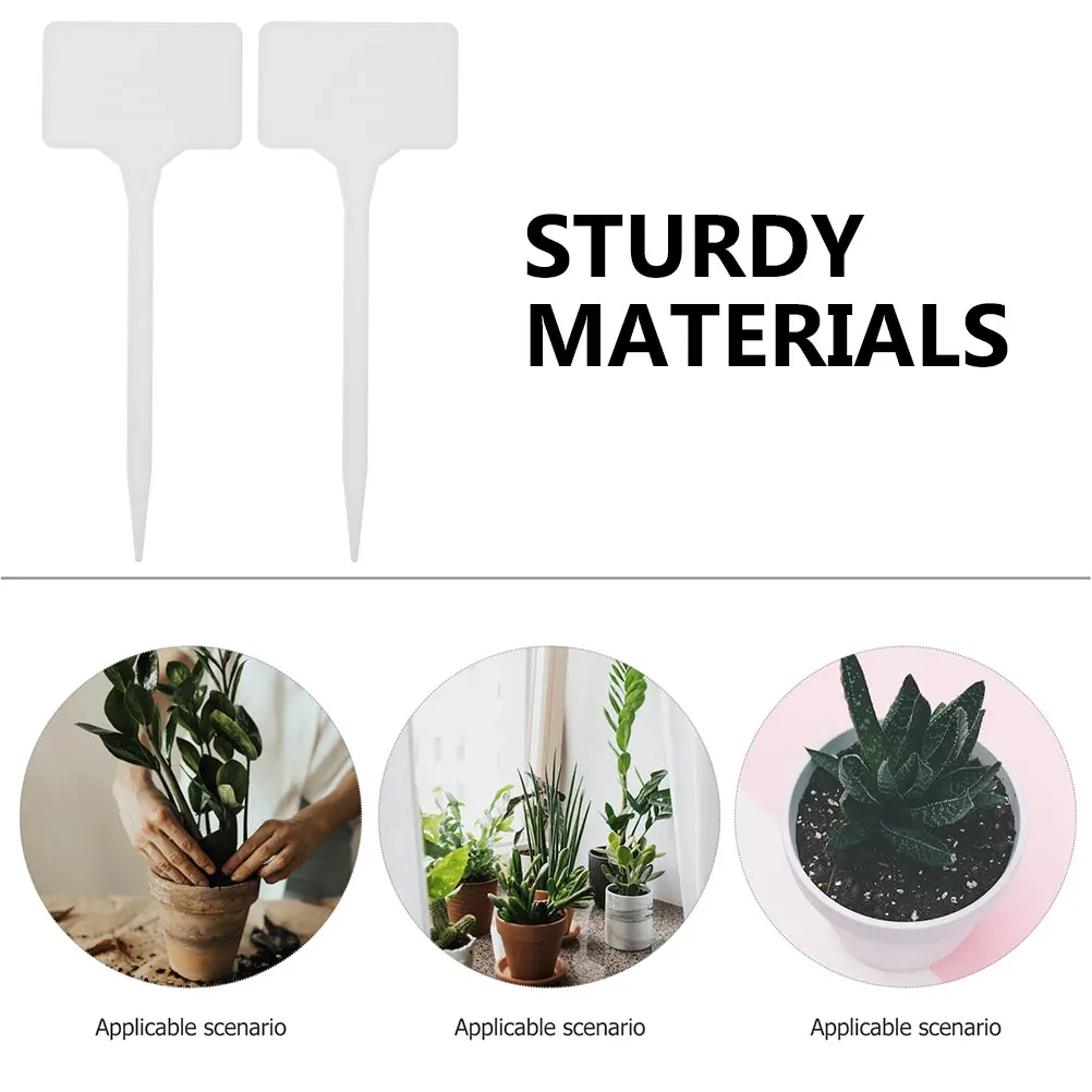 

30 Pcs DIY Labels Plant Tags Plastic Garden Markers Decor Identify Classify Plants Easy Use Safe