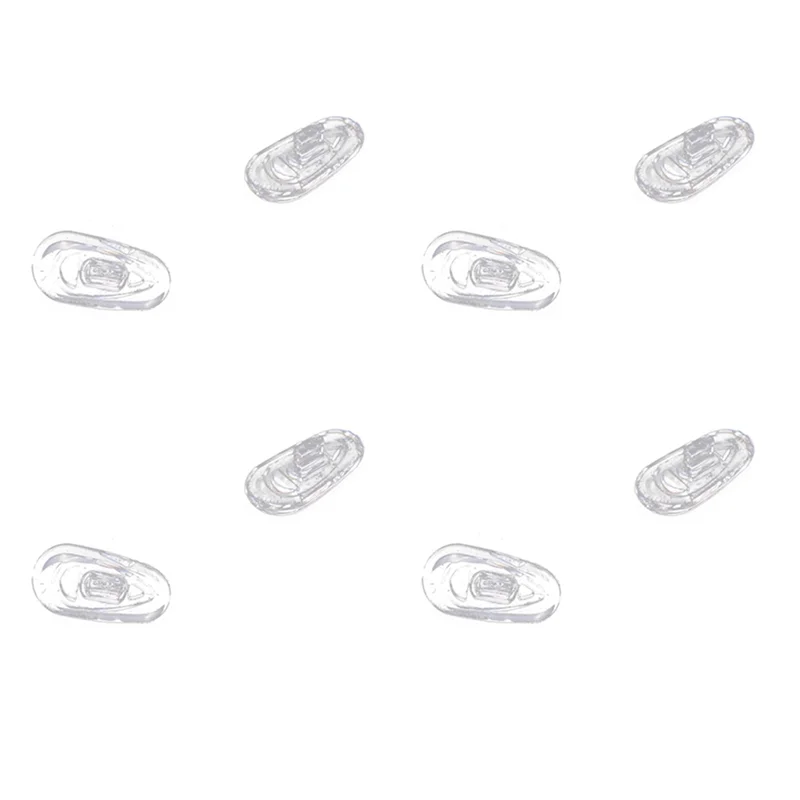 

ASDS-100 Pairs Silicone Eyeglass Nose Pads Oval Push On