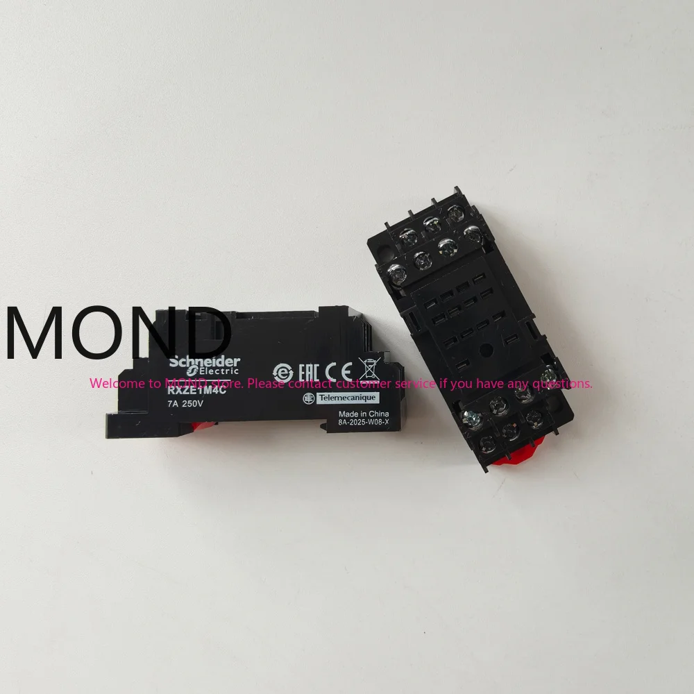 10 Pcs RXZE1M2C 8-pin 2O 2C RXZE1M4C 4O 4C 14-pin  Schneider Intermediate Relay Base  7A New Original