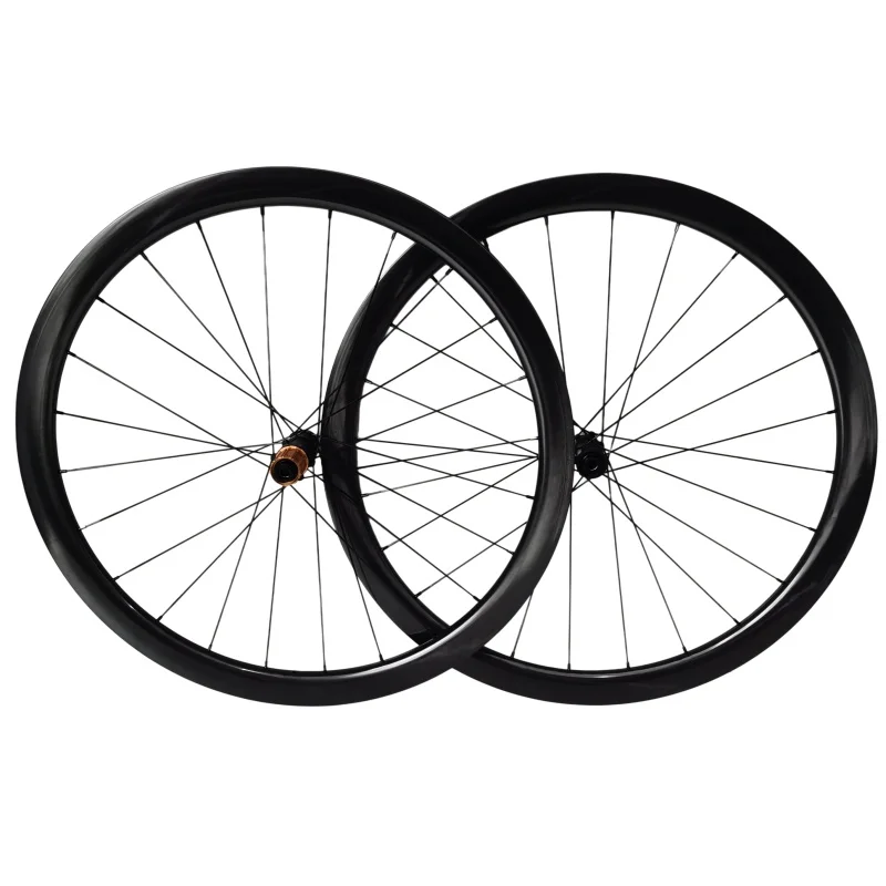 

QORA 700C Carbon Road Disc Wheelset 40mm Tubeless Disc Bicycle Wheelset 100x12 142x12 XDR Central Lock Carbon Wheelset