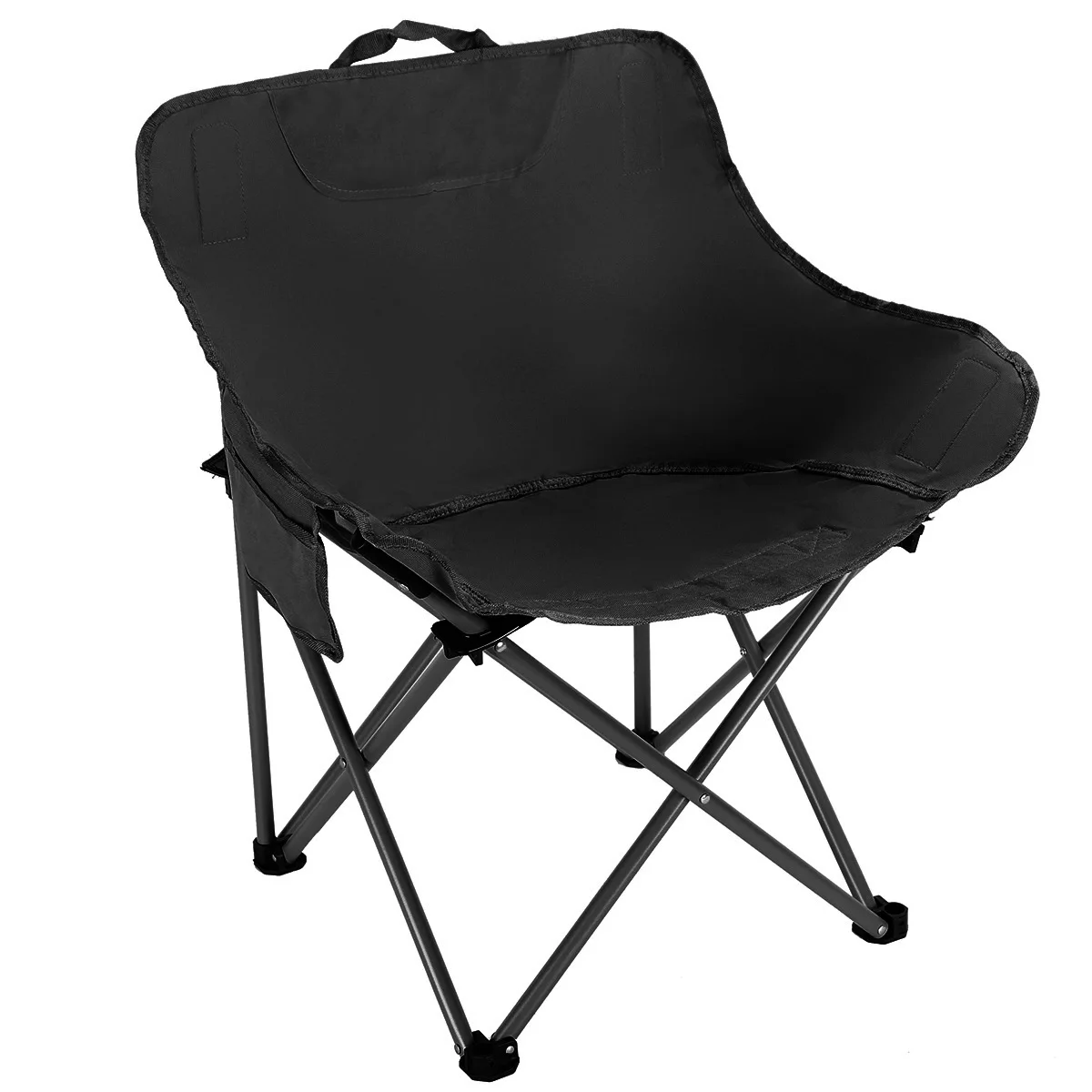 Outdoor Folding Chair Portable Field Stool Beach Chair Camping Lightweight Steel Frame Oxford Fabric Modern Design Chair