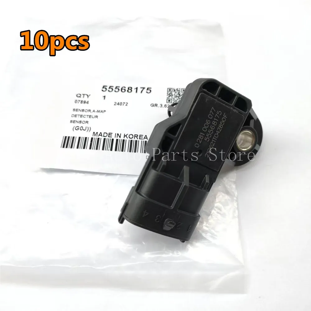 10pcs Super Sale Air Intake Manifold Pressure Map Sensor 1235029 55568175 0281006077 for FIAT LANCIA OPEL VAUXHALL