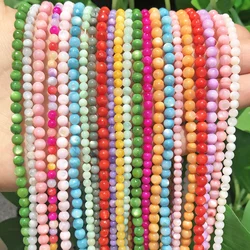 Colorful Natural Freshwater Shell Beads Round Small Waist Beads Mother of Pearl Shell Loose Beads 2 3 4mm for Jewelry Making