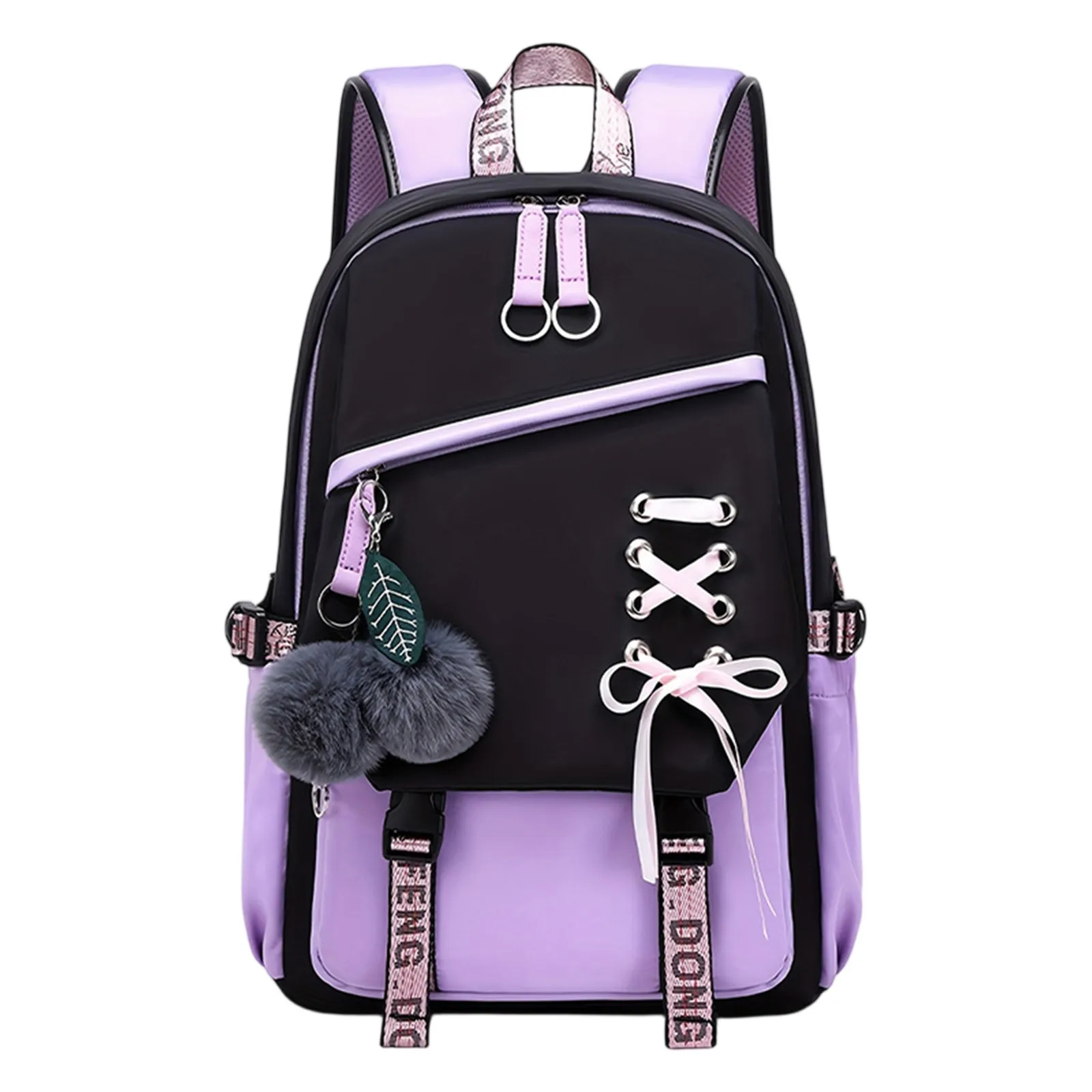 Sac à dos mignon pour filles pour l'école – Sac à livres léger avec bretelles rembourrées pour le primaire et le collège (conception résistante à l'eau)