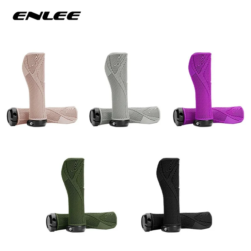 Enlee Fahrradgriffe Lock-on Ergonomische MTB-Griffe Rutschfeste Mountainbike-Lenkergriffe Wasserdichte Fahrradgriffe