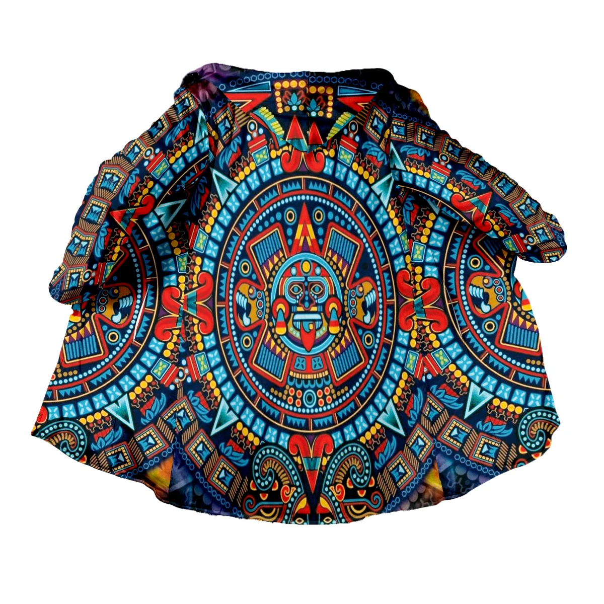 Cosplay Colorful Psychedelic Trippy Tattoo Vintage Retro 3DPrint Harajuku Streetwear Winter Overcoat Hoody Cloak Fleece Jacket T