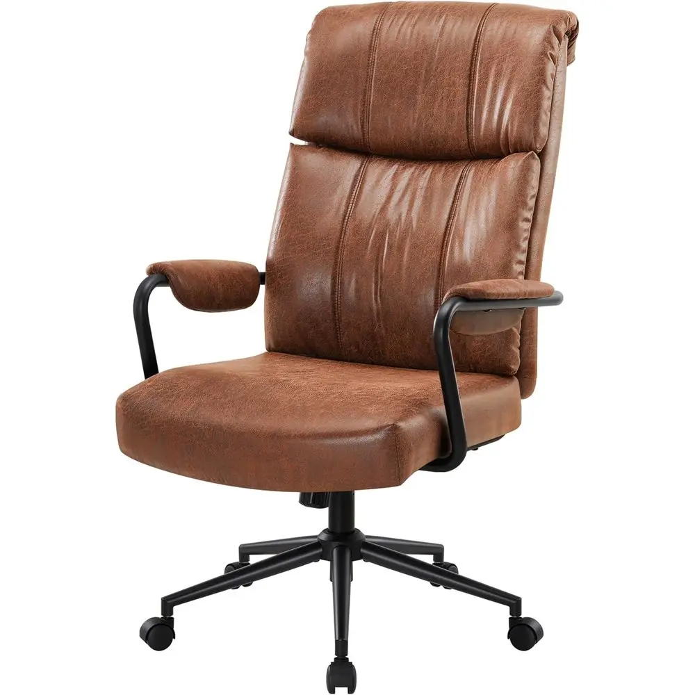 

Oice Chair, Executive Computer Chair, Century Vintage abric Desk Chairs with High Bakc, Ergonomic Lumbar Support, Height Adjusta