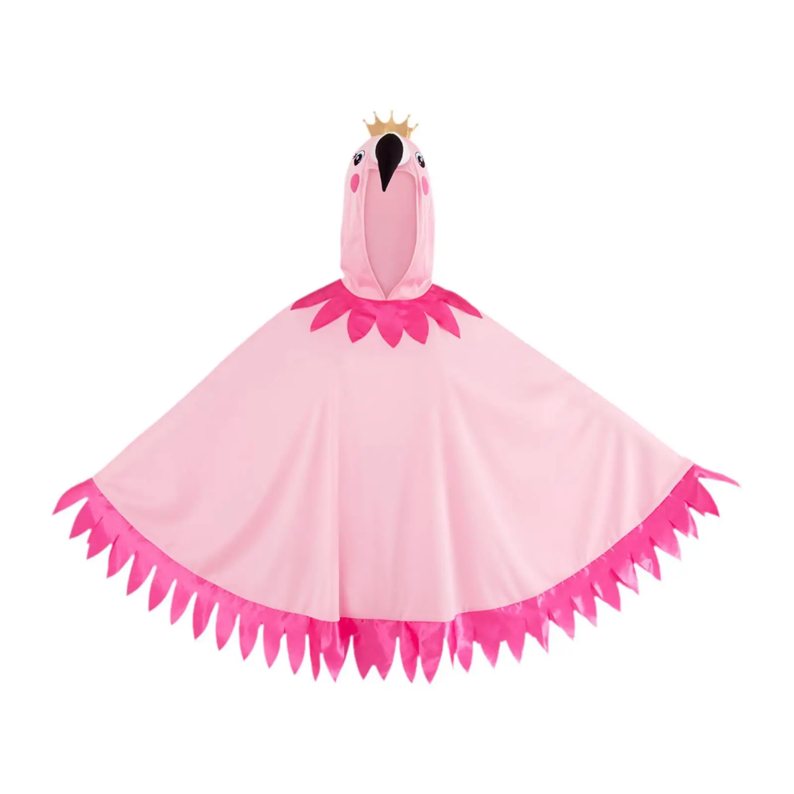 

Костюм фламинго, забавный плащ с капюшоном для Хэллоуина, косплей, сценические представления