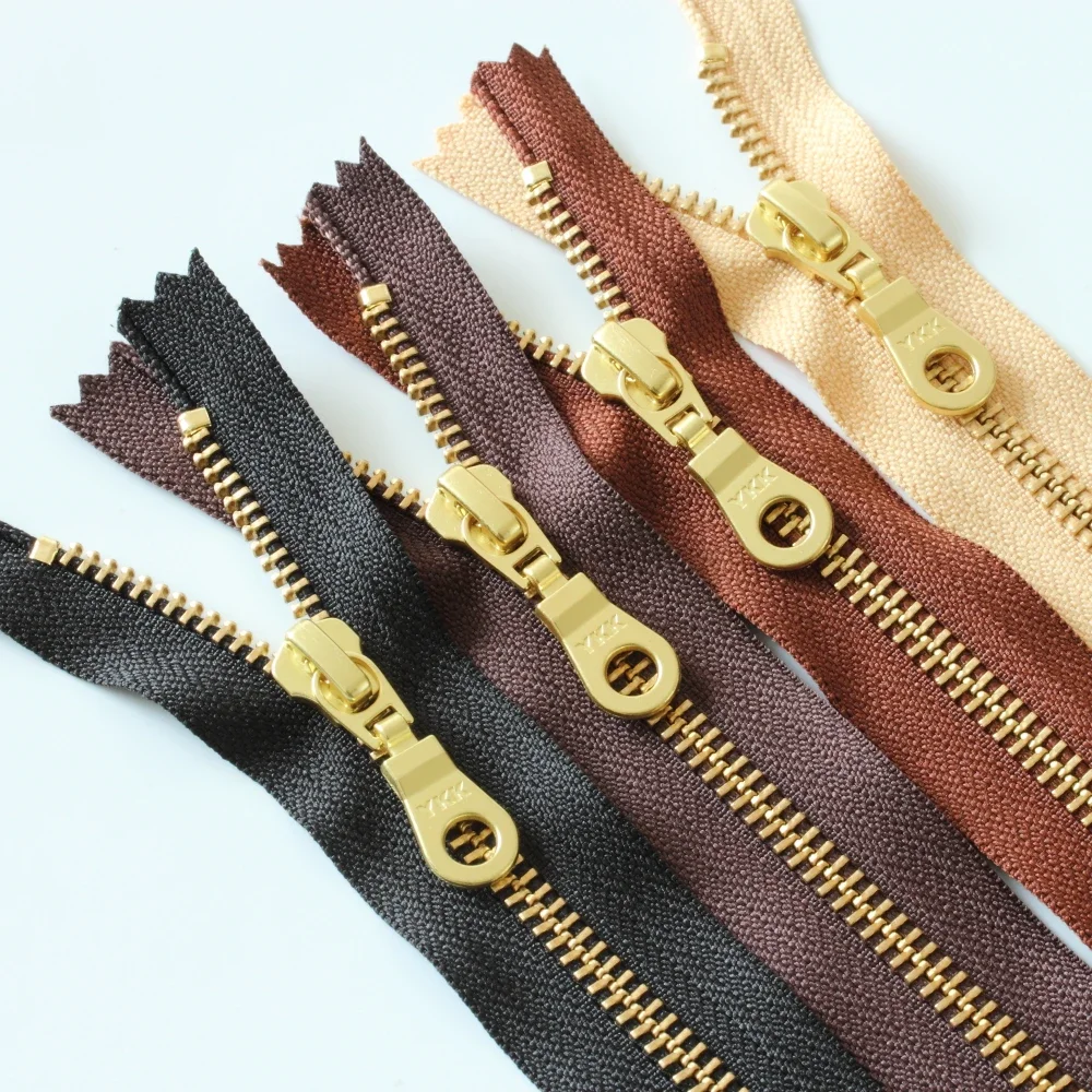 5PCS Authentic Japanese YKK 5th DA8MSL1 Zipper with Y-teeth Closed Tail 20.30.40cmDIYZipper Repair Kit