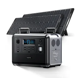 Powerstation 1200W Camping 110v 220v Solar Portable Power Station