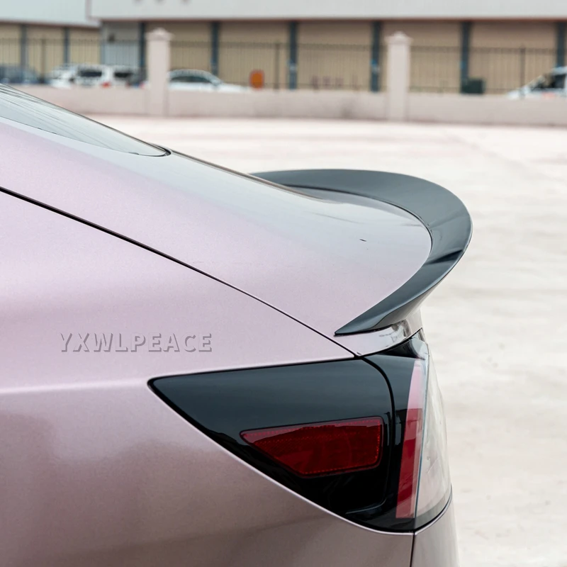 For Tesla Model 3 2019 2020 2021 High Quality ABS Material Unpainted Color Rear Trunk Lip Spoiler Wing Car Styling