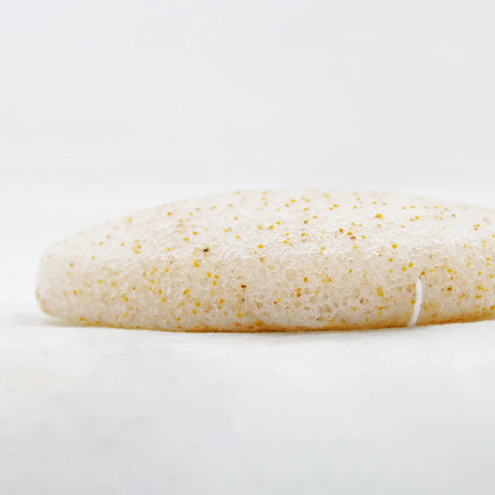 

2pcs Walnut Seed Bath Sponge Facial Cleaning Puff Exfoliating Makeup Removing Tool Portable Face Wash Sponge Travel Cleansing