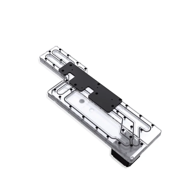 BYKSKI Acrylic Board use for CORSAIR 760T Computer Case / Water Channel Solution for CPU and GPU Block / 3PIN RGB Light