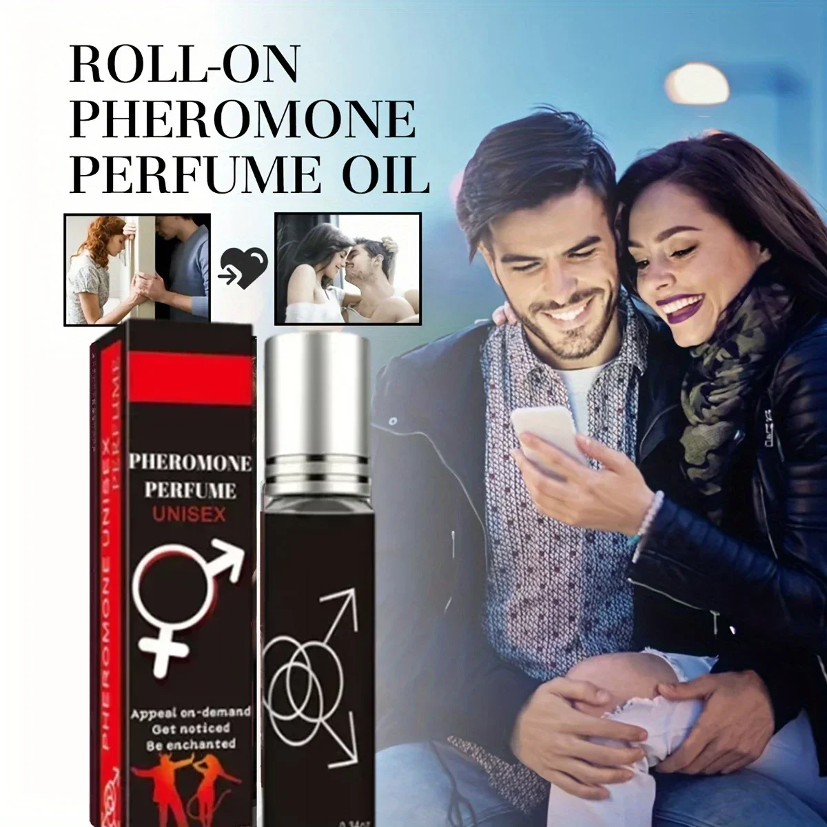 Unisex Pheromone Perfumes oil Set Portable Perfume Longlasting stimulates Flirtation Feromone Perfume for Men Attract Women